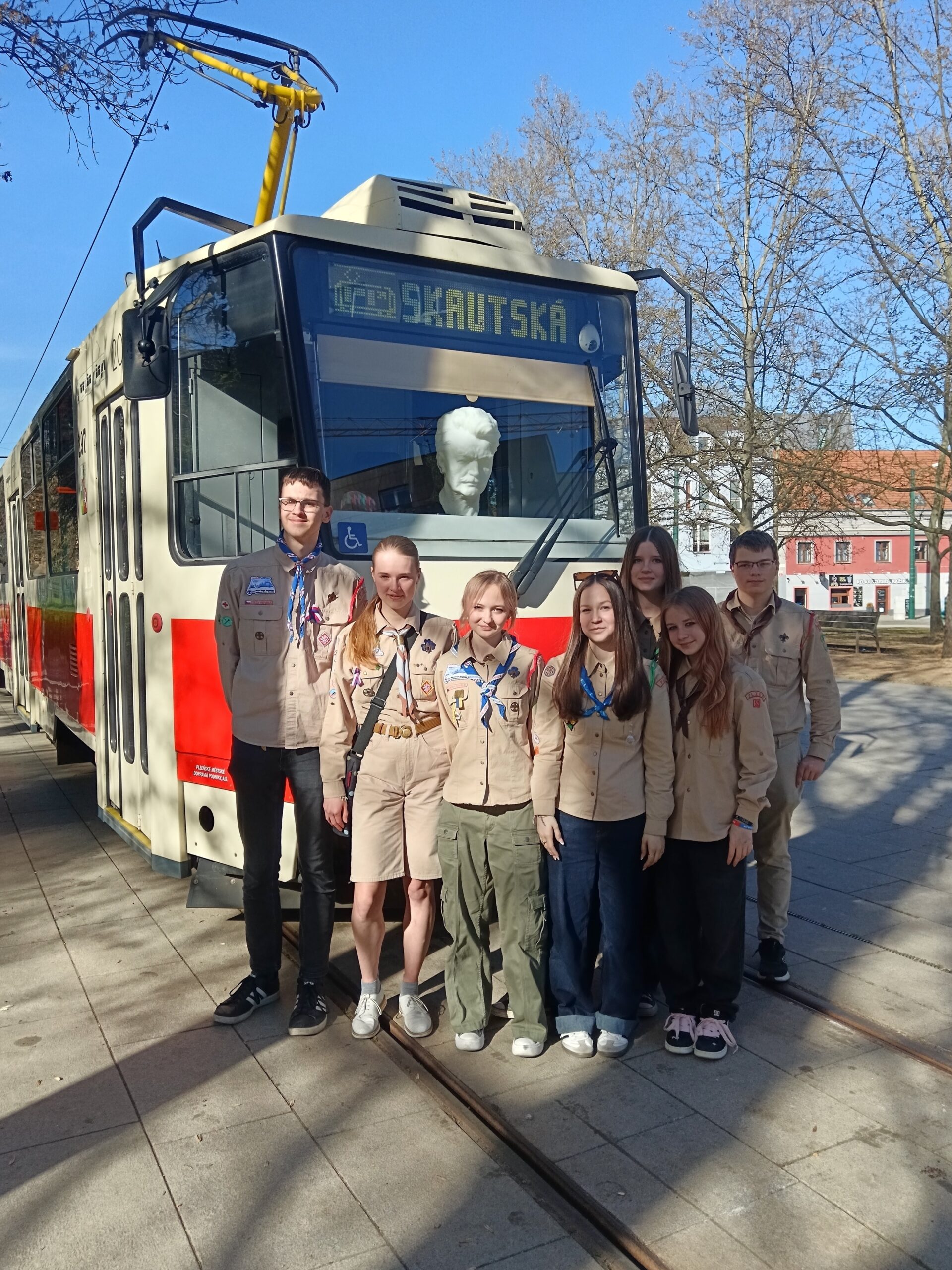 Skautská tramvaj 24.4.2026 🚊⚜️💛
